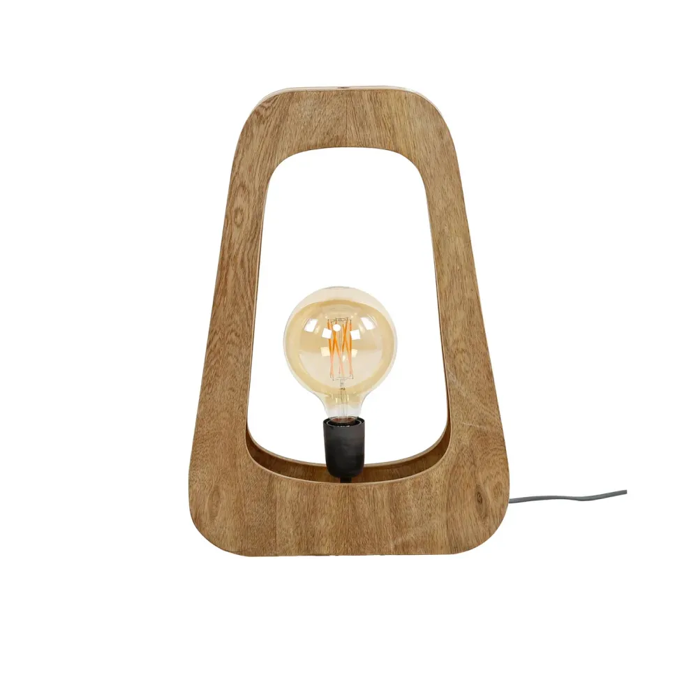 Giga Meubel Tafellamp Bray - Mangohout Naturel - 1-Lichts - 35x11x50cm