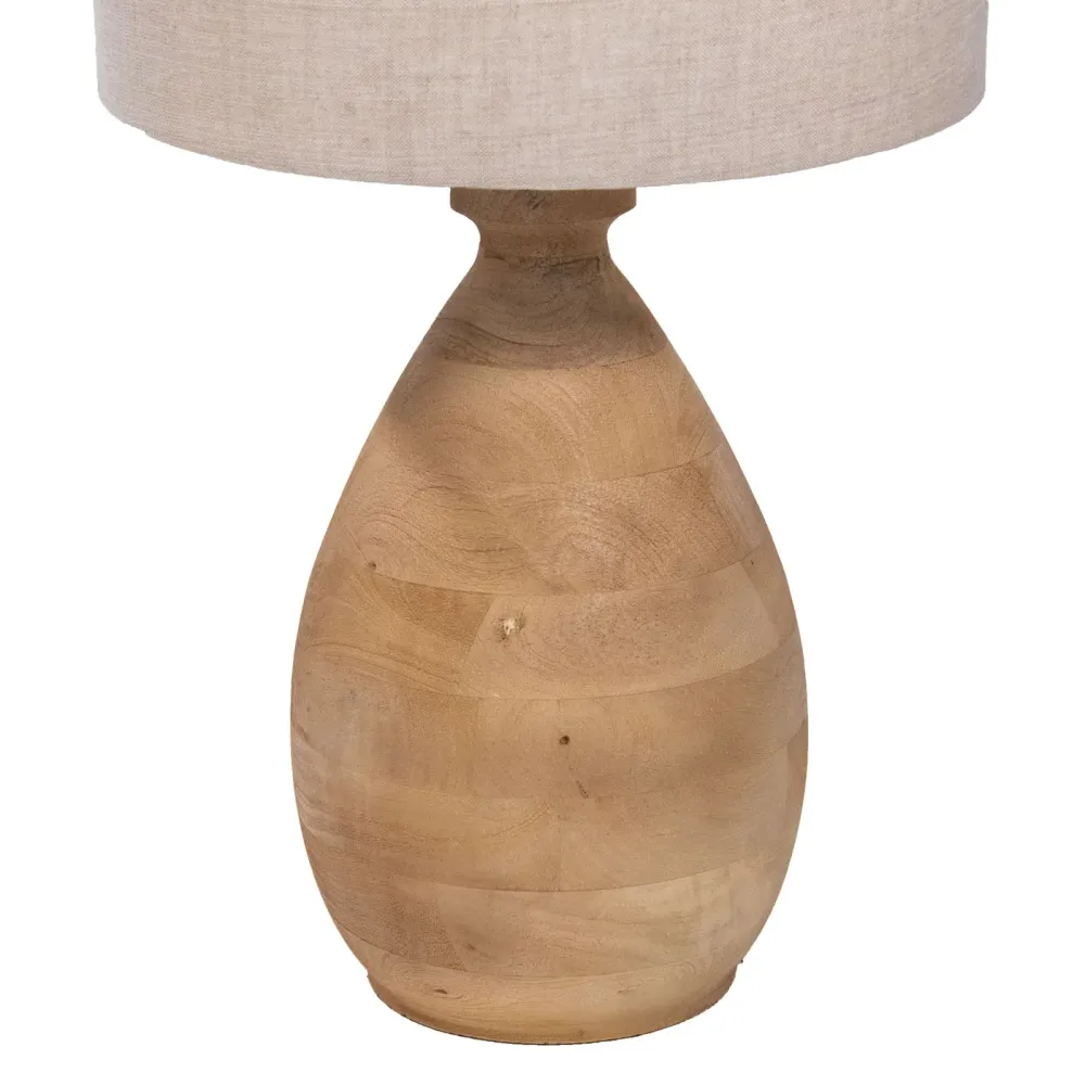 Giga Meubel Tafellamp Mattia - Naturel
