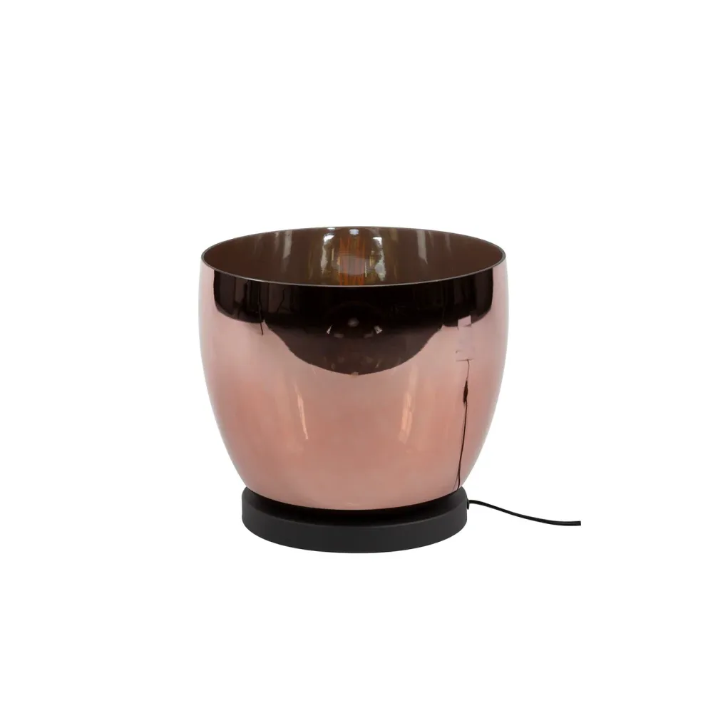 Giga Meubel Vloerlamp Up L - Koper Glas - 1-Lichts - 29x29x27cm