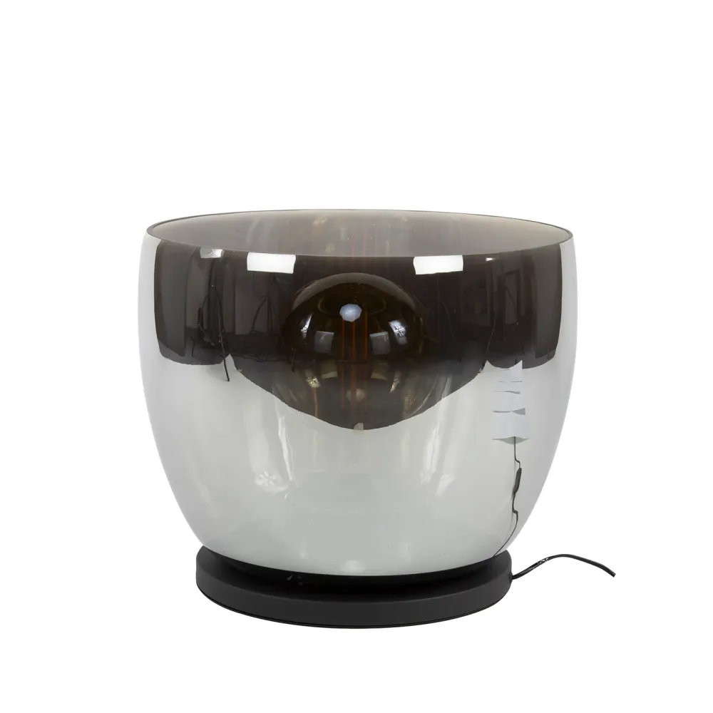 Giga Meubel Vloerlamp Up XXL - Smoke Glas - 1-Lichts - 48x48x41cm