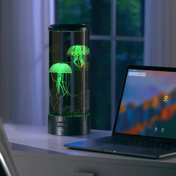 GlareGlow LED Lavalampe - Magische Beweeglijke Kwallen