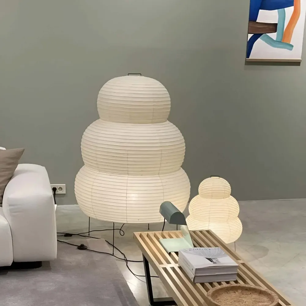 Japanse rijstpapieren tafellamp Glowblend