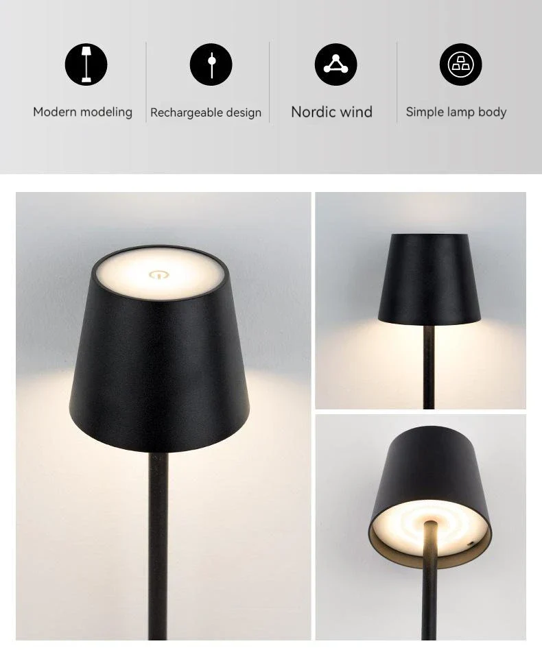 Touch LED Tafelamp - Modern Ontwerp | Energiezuinig Glowblend