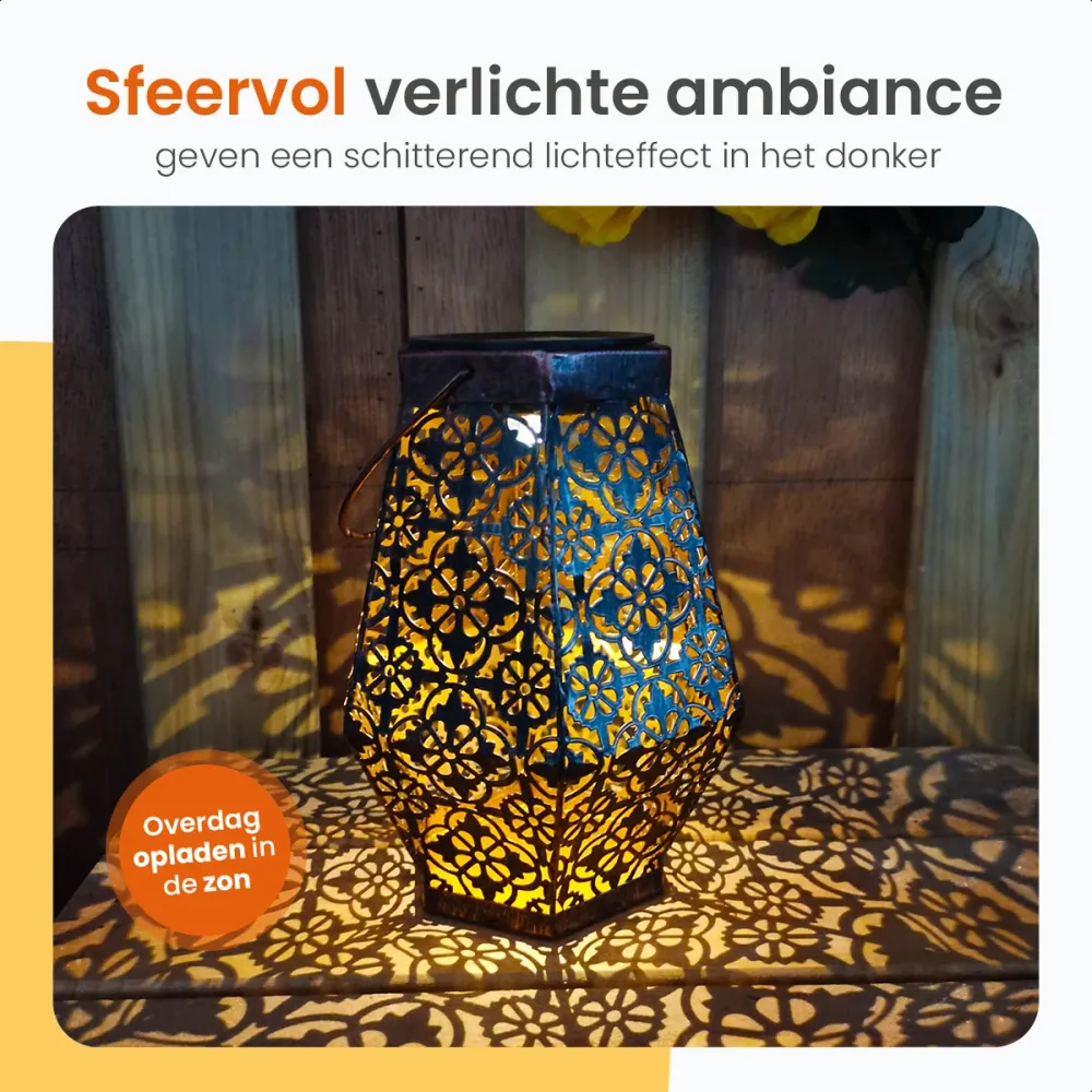 Goliving Solar Tafellamp Glow - 2 Stuks