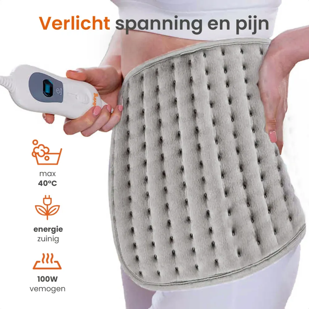 Goliving Warmtekussen - 100 Watt - Grijs - 30 x 40 cm