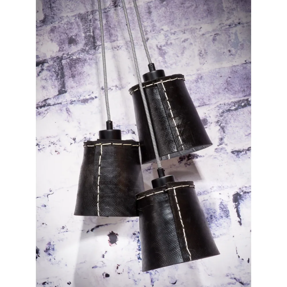 GOOD&MOJO hanglamp Amazon - zwart - 30x30x50cm GOOD & MOJO