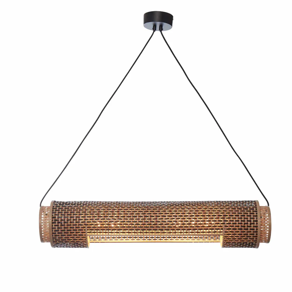 GOOD&MOJO hanglamp Bhutan - bruin - Ø15cm GOOD & MOJO