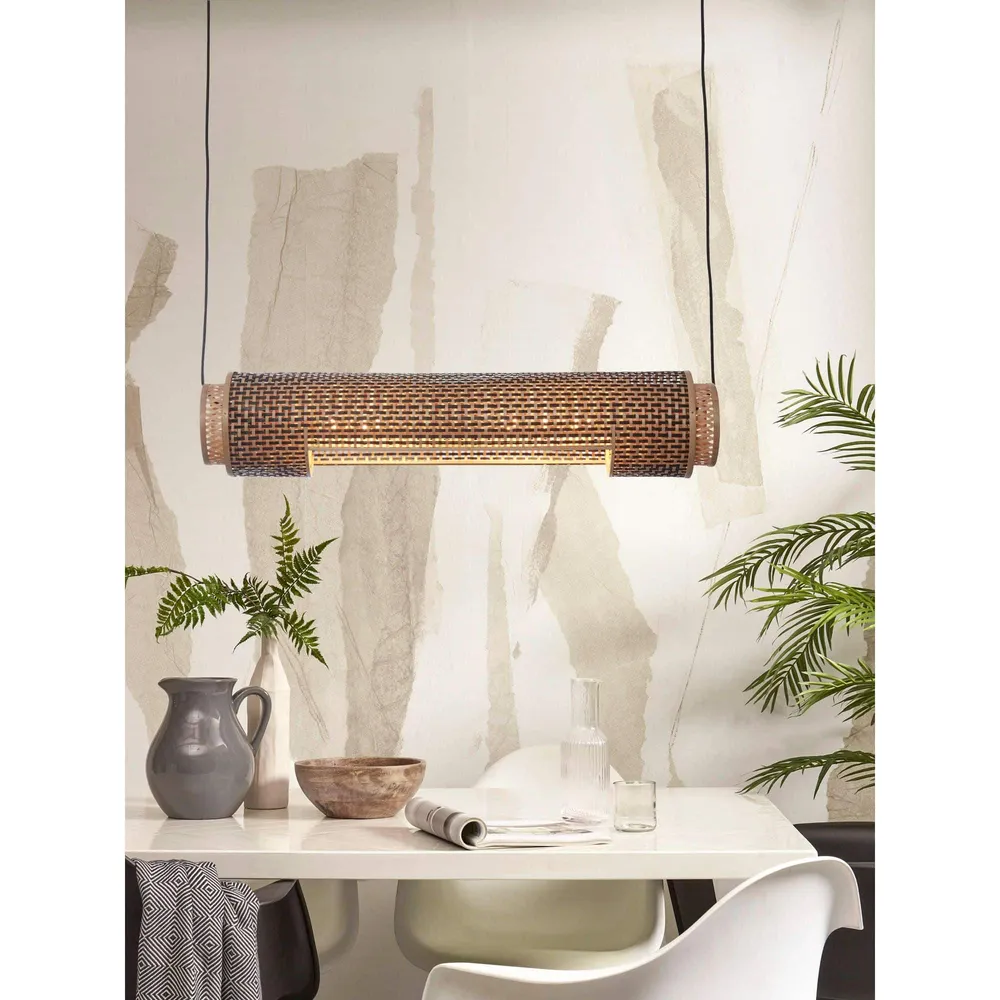 GOOD&MOJO hanglamp Bhutan - bruin - Ø15cm GOOD & MOJO