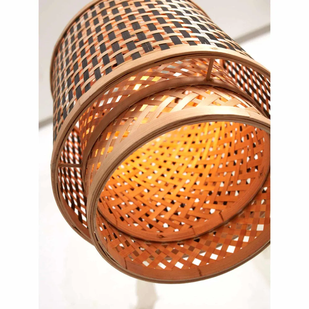 GOOD&MOJO hanglamp Bhutan - bruin - Ø18cm GOOD & MOJO