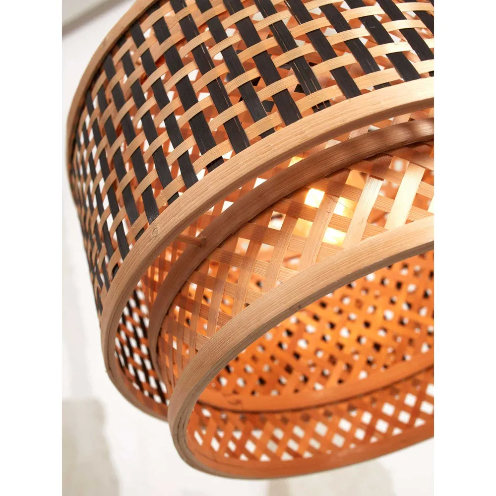 GOOD&MOJO hanglamp Bhutan - bruin - Ø18cm GOOD & MOJO