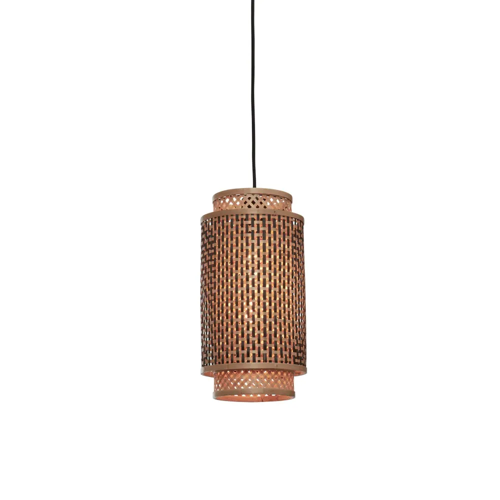 GOOD&MOJO hanglamp Bhutan - bruin - Ø25cm GOOD & MOJO