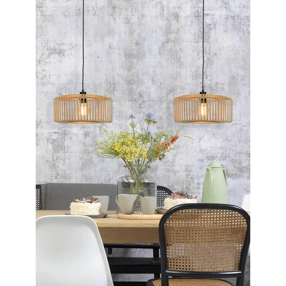 GOOD&MOJO hanglamp Bromo - bruin - Ø40cm GOOD & MOJO
