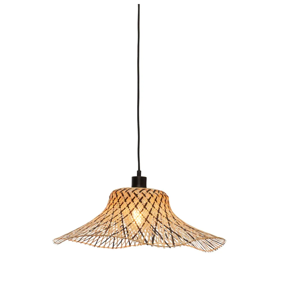 GOOD&MOJO hanglamp Ibiza - bruin - Ø50cm GOOD & MOJO