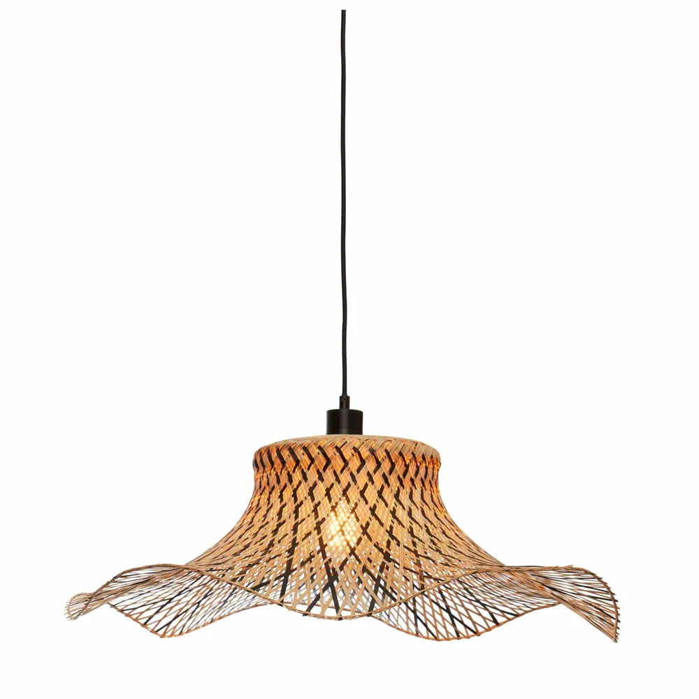 GOOD&MOJO hanglamp Ibiza - bruin - Ø65cm GOOD & MOJO