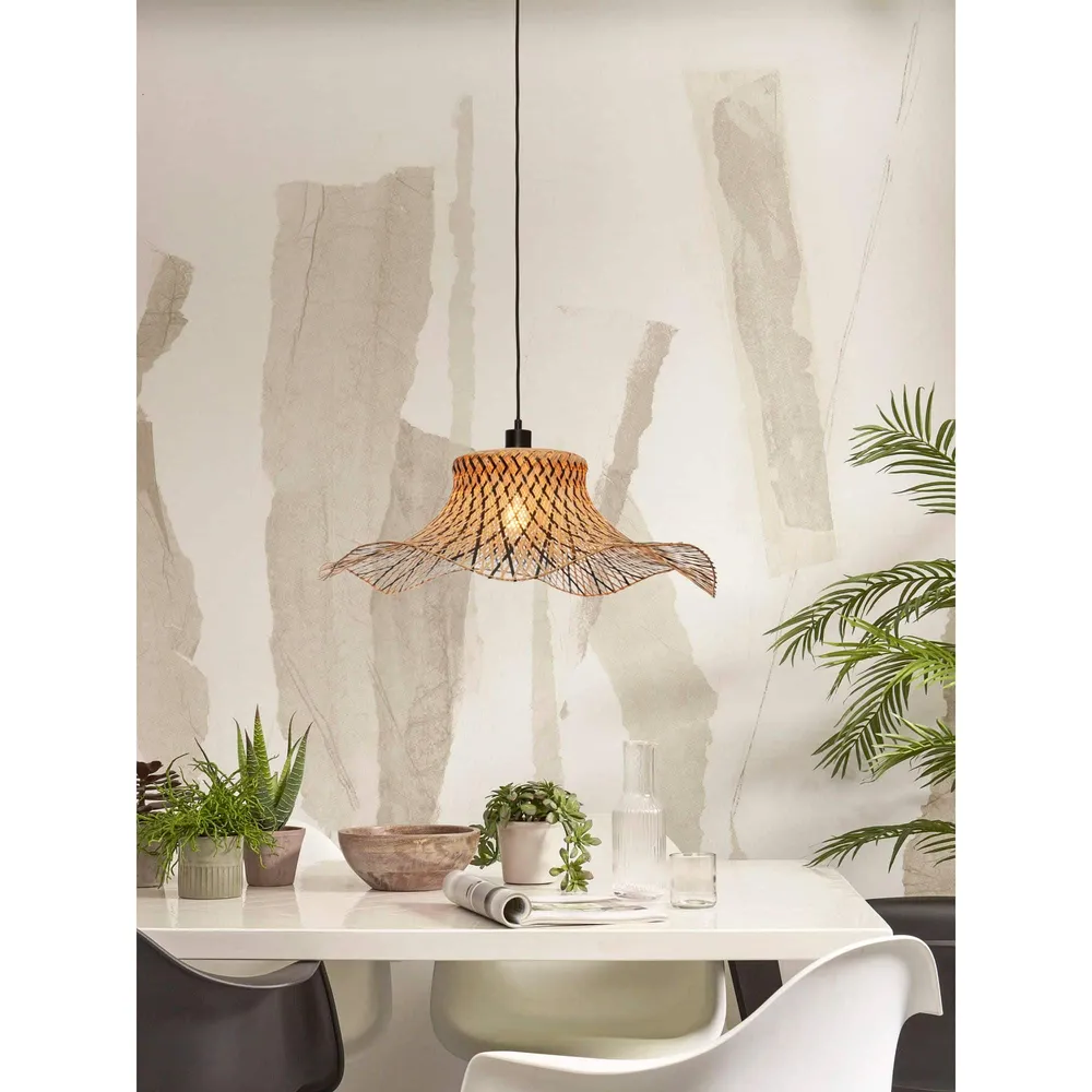 GOOD&MOJO hanglamp Ibiza - bruin - Ø65cm GOOD & MOJO
