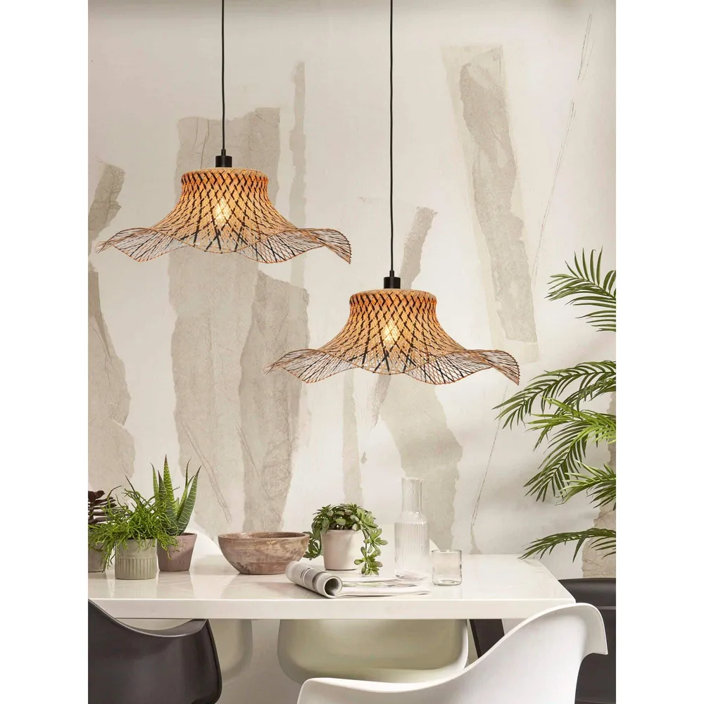 GOOD&MOJO hanglamp Ibiza - bruin - Ø65cm GOOD & MOJO