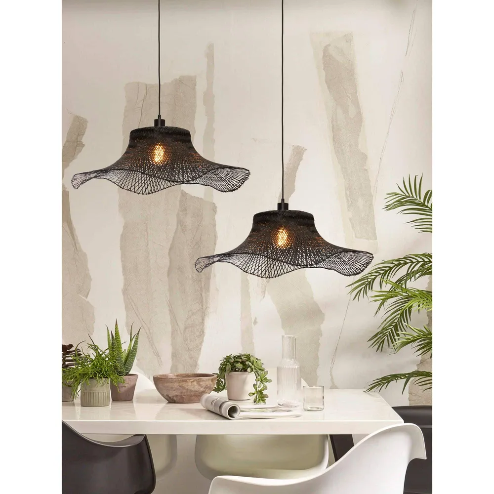 GOOD&MOJO hanglamp Ibiza - bruin - Ø65cm GOOD & MOJO