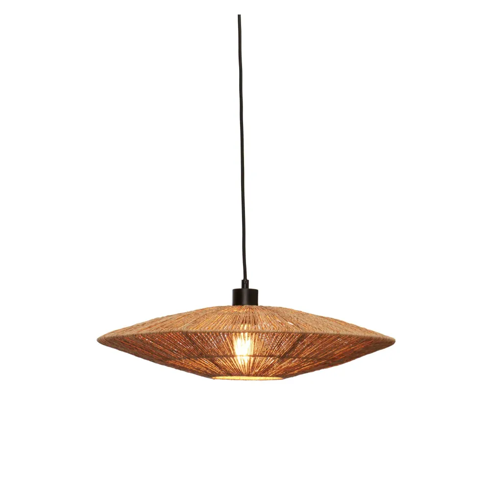 GOOD&MOJO hanglamp Iguazu - bruin - Ø30cm GOOD & MOJO