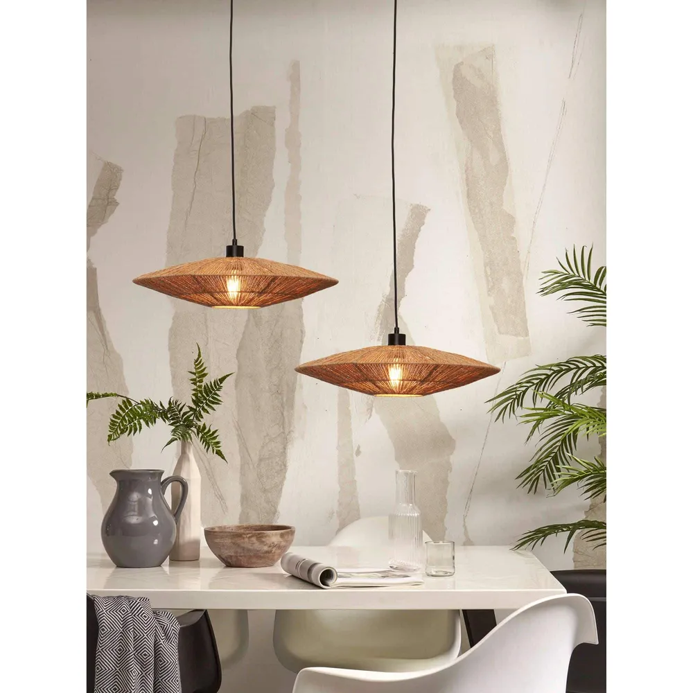 GOOD&MOJO hanglamp Iguazu - bruin - Ø30cm GOOD & MOJO