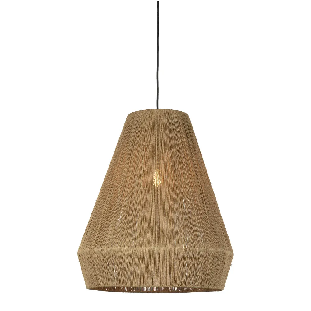 GOOD&MOJO hanglamp Iguazu - bruin - Ø50cm GOOD & MOJO