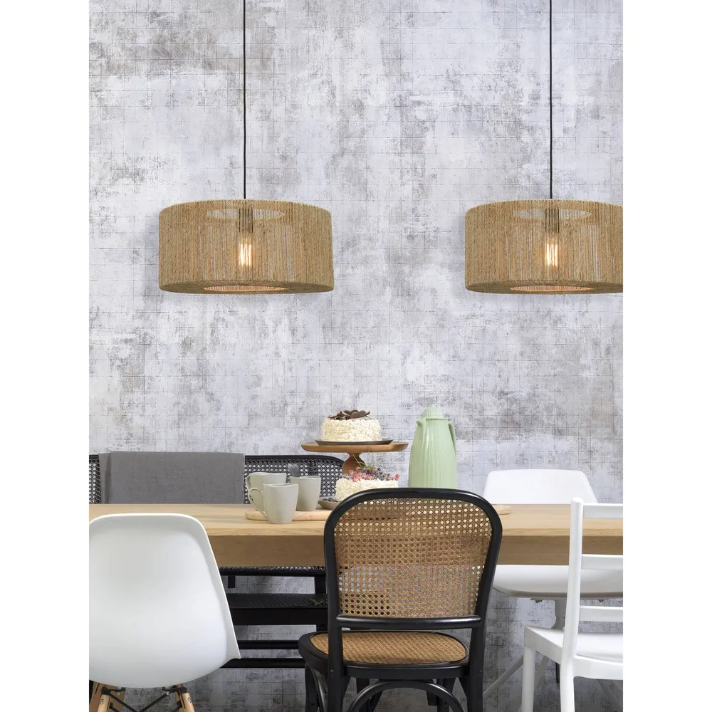 GOOD&MOJO hanglamp Iguazu - bruin - Ø50cm GOOD & MOJO