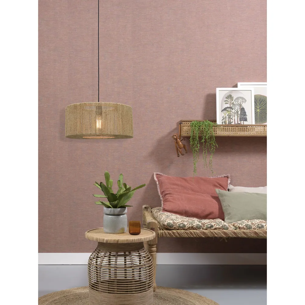 GOOD&MOJO hanglamp Iguazu - bruin - Ø50cm GOOD & MOJO