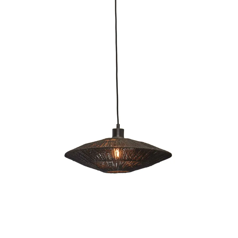 GOOD&MOJO hanglamp Iguazu - zwart - Ø40cm GOOD & MOJO