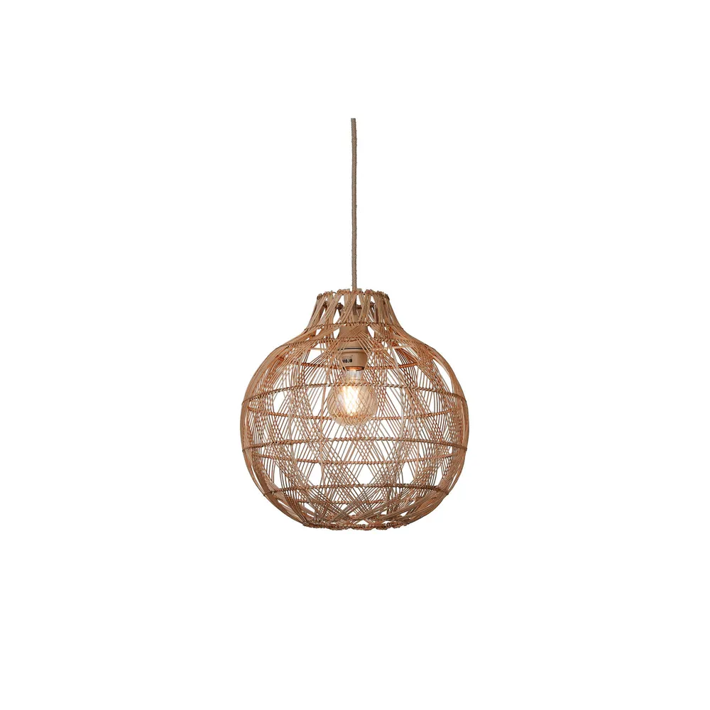 GOOD&MOJO hanglamp MENDOZA - bruin - Ø35cm GOOD & MOJO