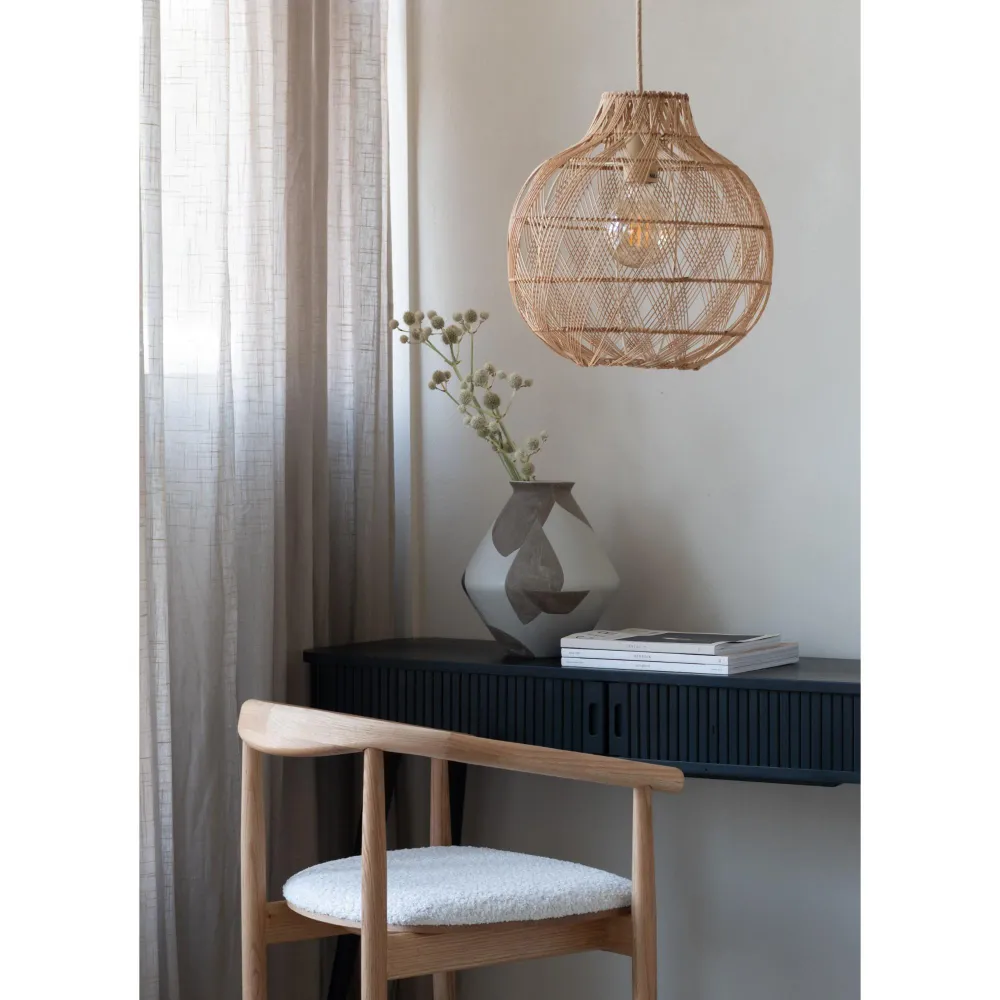 GOOD&MOJO hanglamp MENDOZA - bruin - Ø35cm GOOD & MOJO