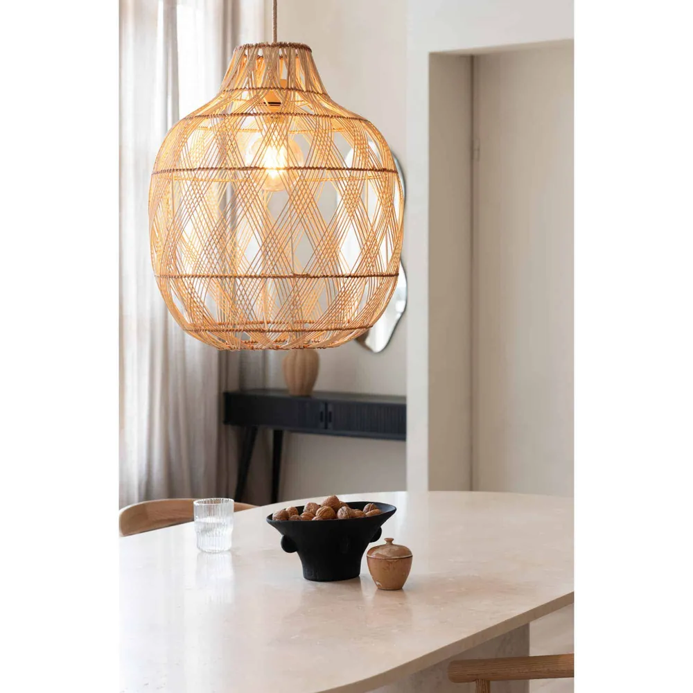 GOOD&MOJO hanglamp MENDOZA - bruin - Ø40cm GOOD & MOJO
