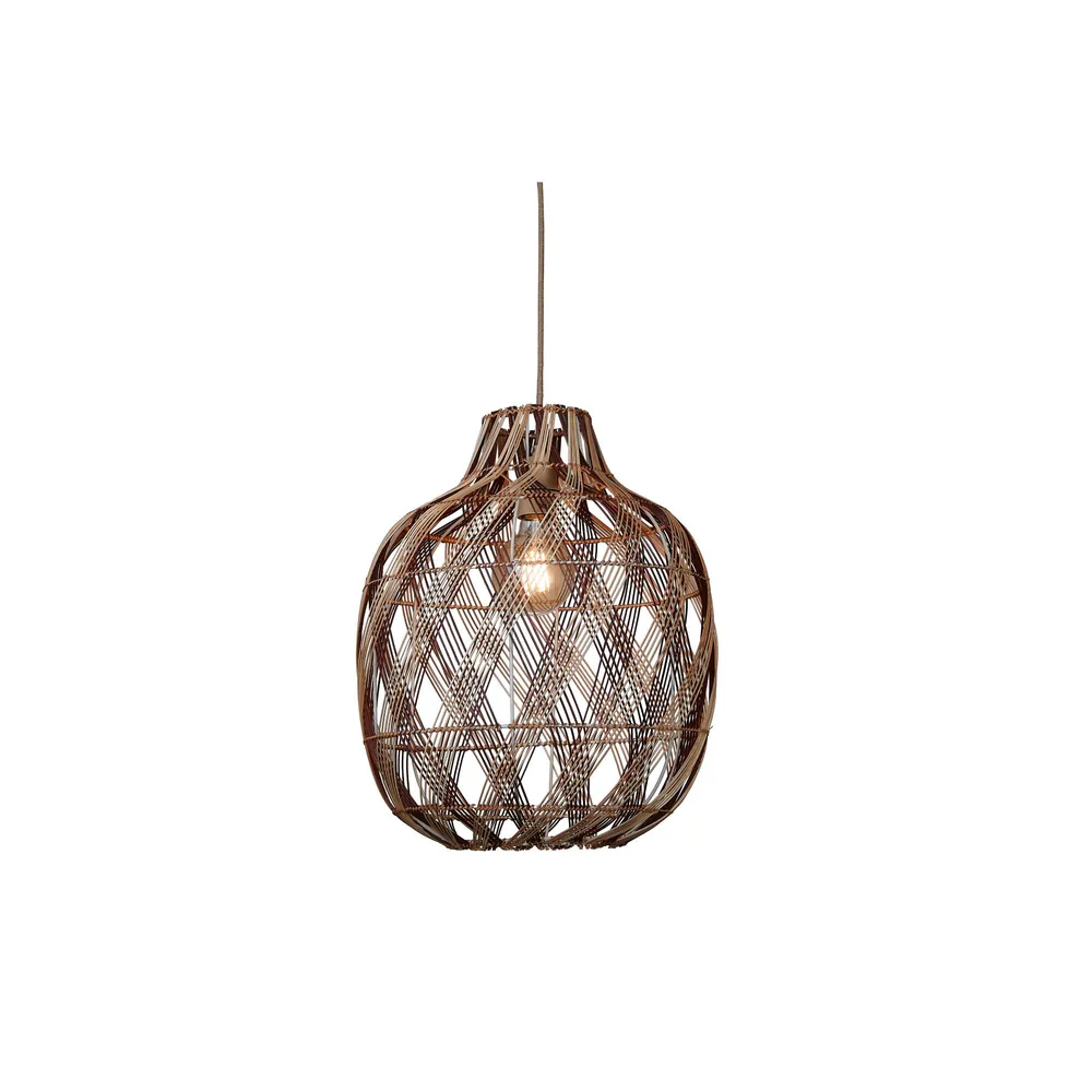 GOOD&MOJO hanglamp MENDOZA - bruin - Ø40cm GOOD & MOJO