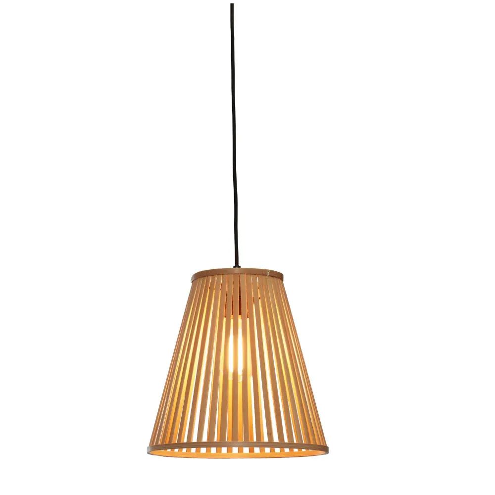 GOOD&MOJO hanglamp Merapi - bruin - Ø30cm GOOD & MOJO