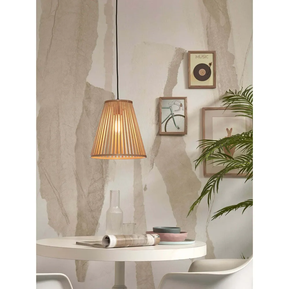 GOOD&MOJO hanglamp Merapi - bruin - Ø30cm GOOD & MOJO
