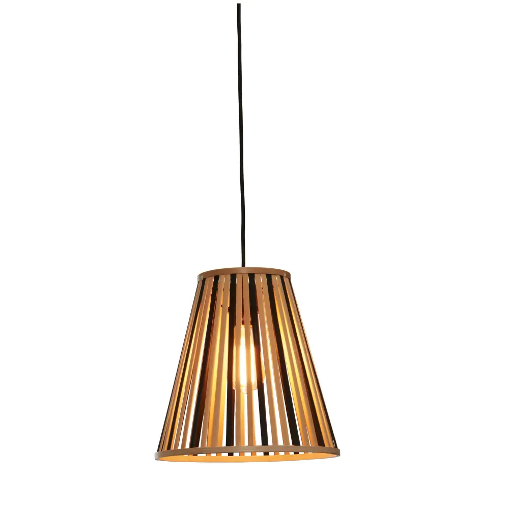 GOOD&MOJO hanglamp Merapi - bruin - Ø30cm GOOD & MOJO