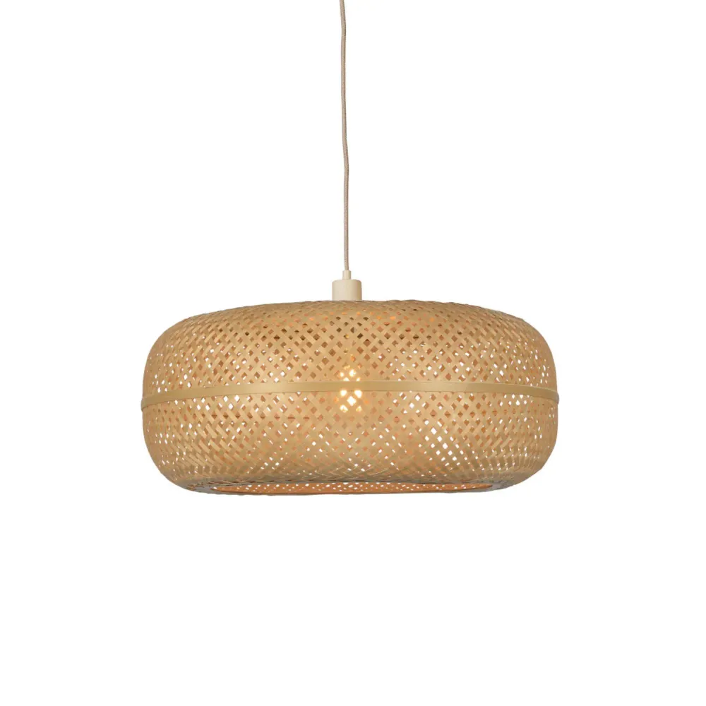 GOOD&MOJO hanglamp Palawan - bruin - Ø60cm GOOD & MOJO