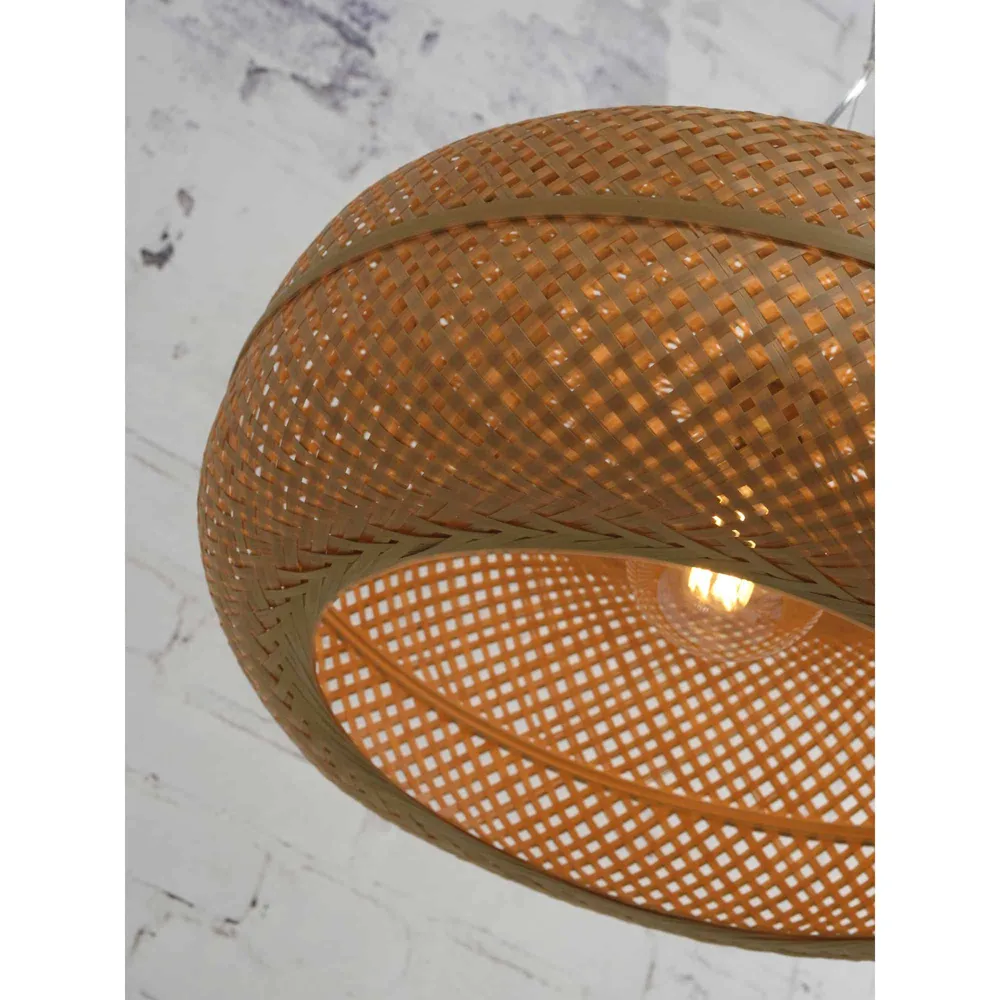 GOOD&MOJO hanglamp Palawan - bruin - Ø60cm GOOD & MOJO
