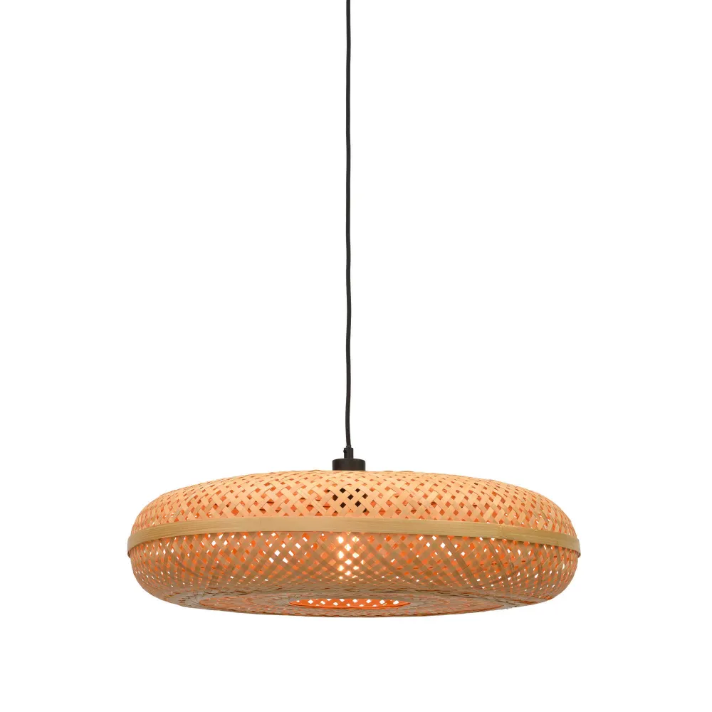 GOOD&MOJO hanglamp Palawan - bruin - Ø60cm GOOD & MOJO