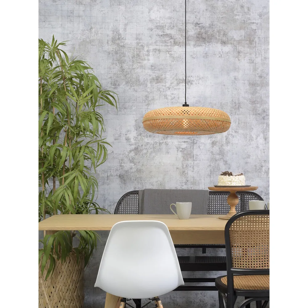 GOOD&MOJO hanglamp Palawan - bruin - Ø60cm GOOD & MOJO