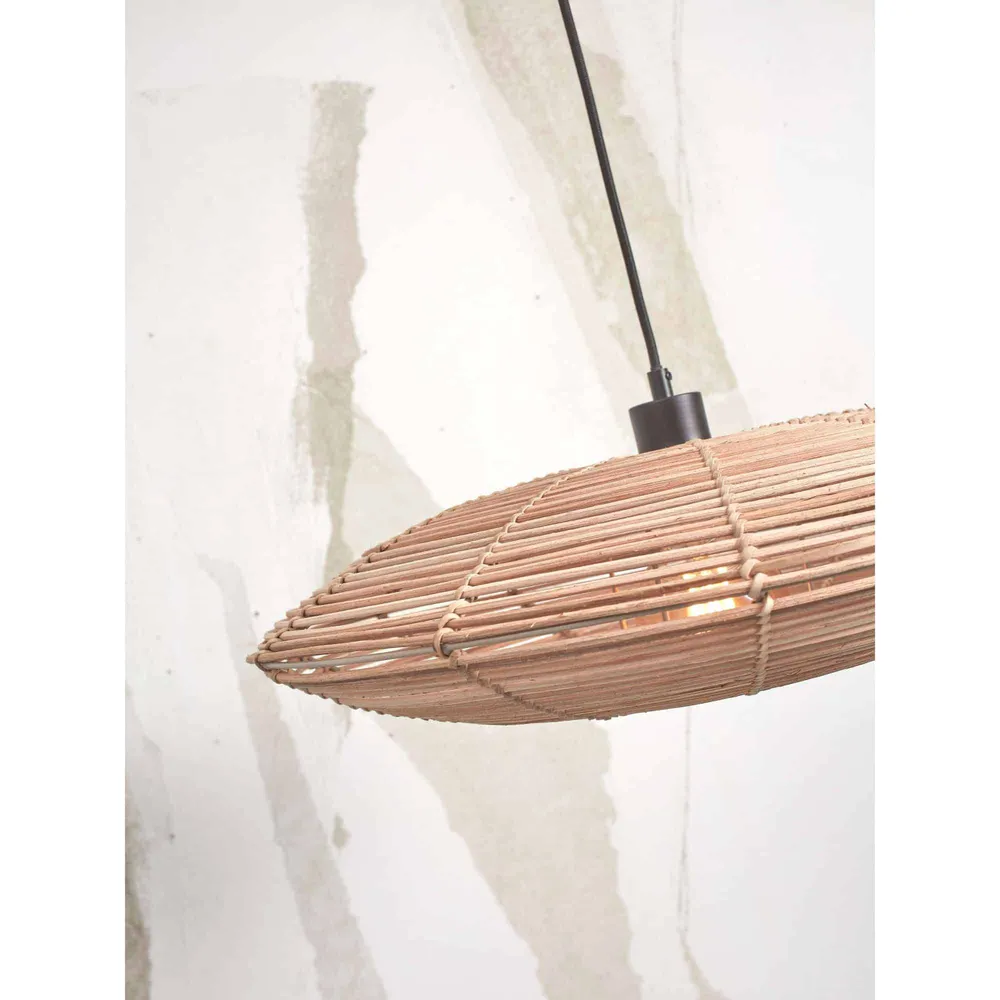 GOOD&MOJO hanglamp Tanami - bruin - Ø55cm GOOD & MOJO