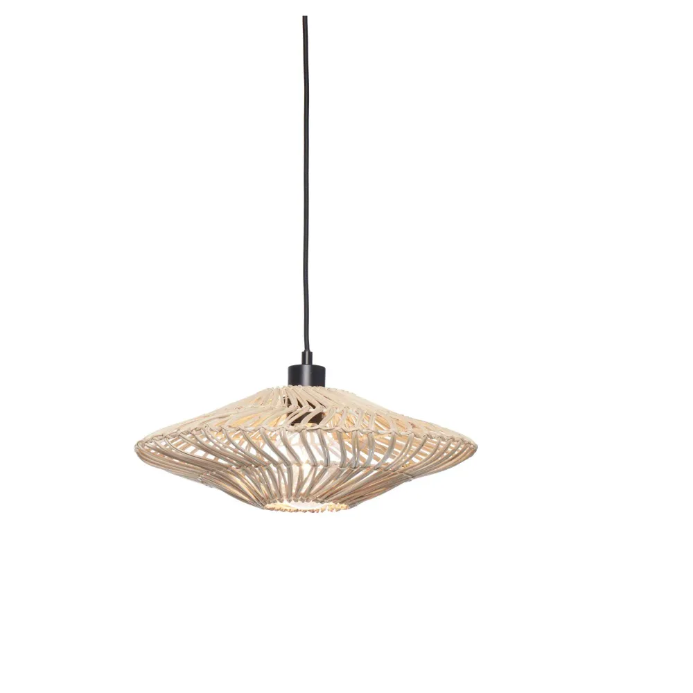 GOOD&MOJO hanglamp Zanzibar - wit - Ø40cm GOOD & MOJO
