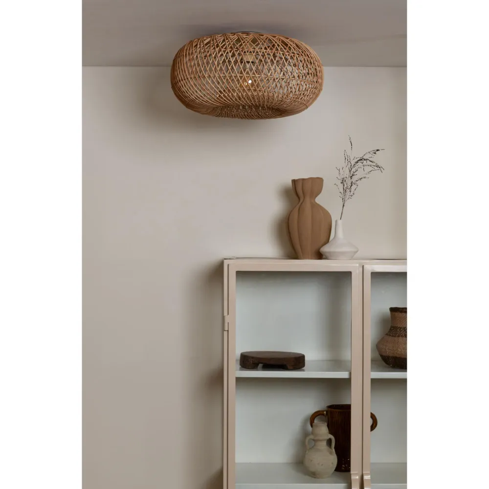 GOOD&MOJO plafonniere ARIZONA - bruin - Ø50cm GOOD & MOJO