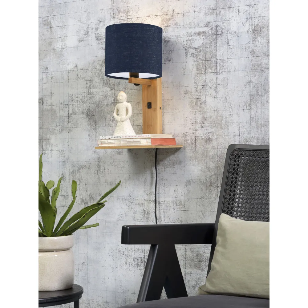 GOOD&MOJO wandlamp Andes - bruin - 19x24x36cm GOOD & MOJO