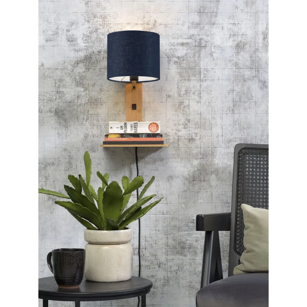 GOOD&MOJO wandlamp Andes - bruin - 19x24x36cm GOOD & MOJO