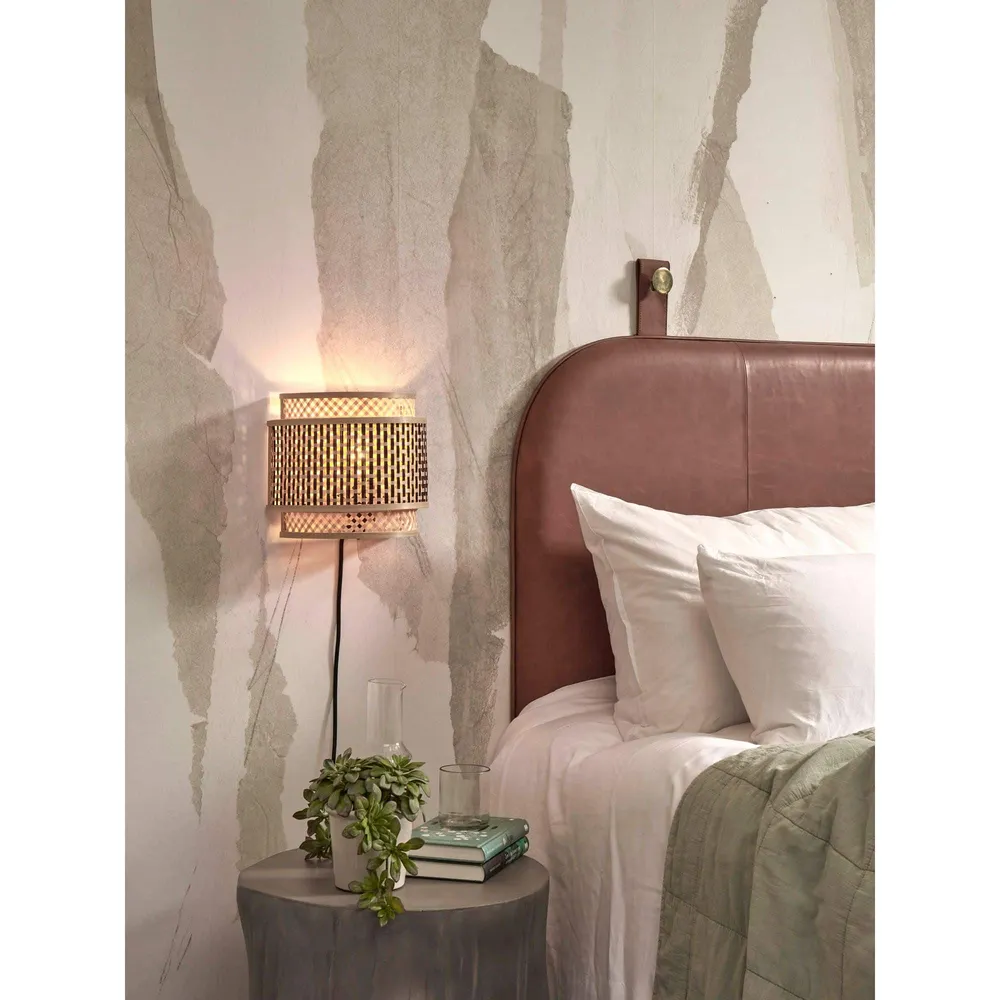GOOD&MOJO wandlamp Bhutan - bruin - 24x12x21cm GOOD & MOJO