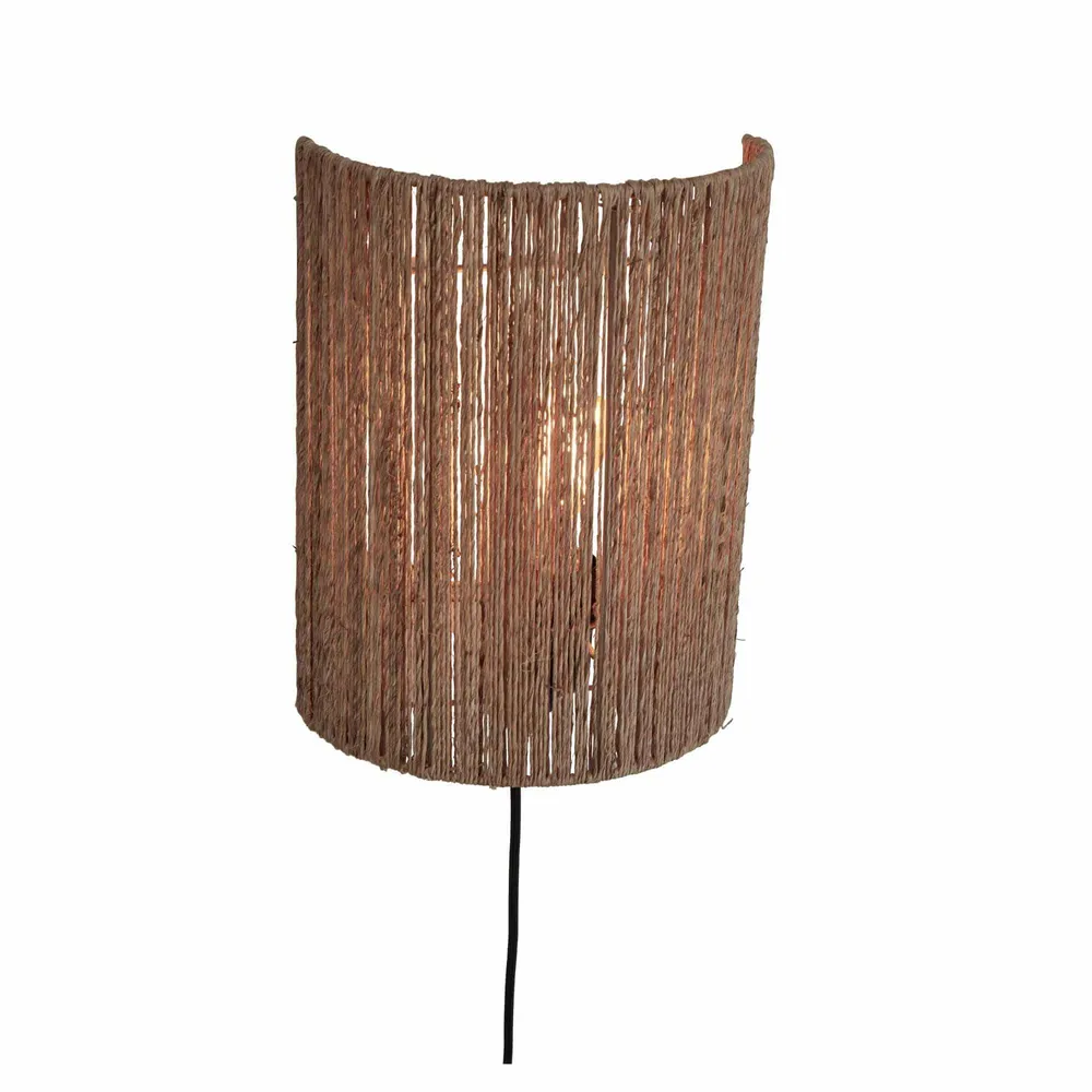 GOOD&MOJO wandlamp Iguazu - bruin - Ø15cm GOOD & MOJO