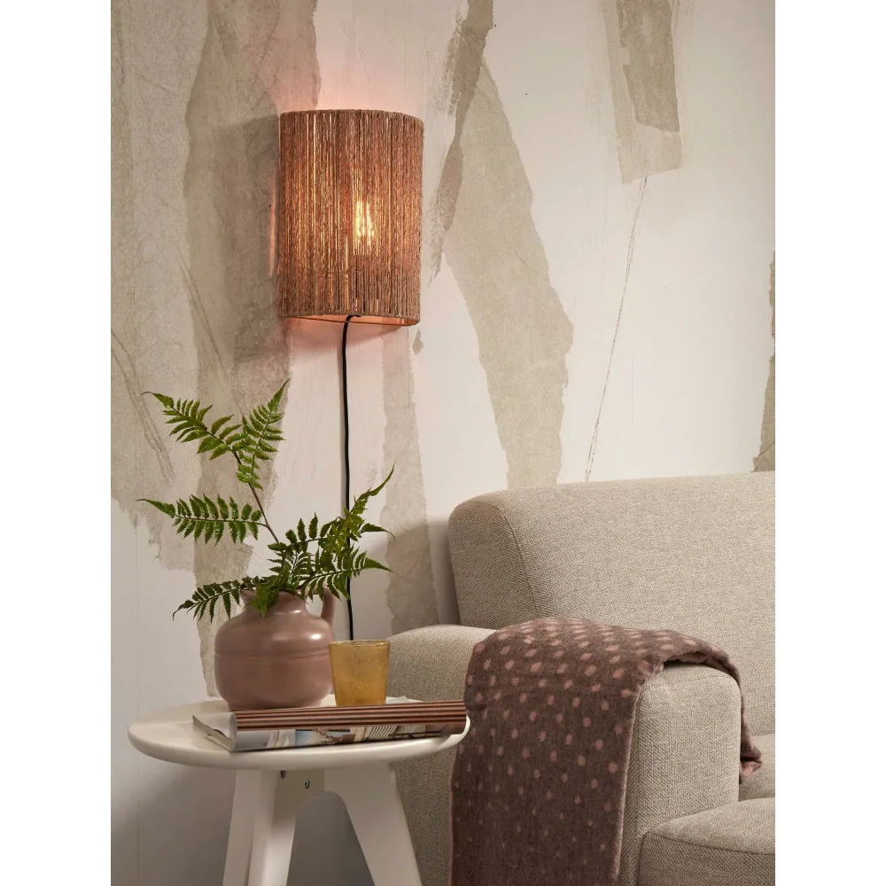 GOOD&MOJO wandlamp Iguazu - bruin - Ø15cm GOOD & MOJO