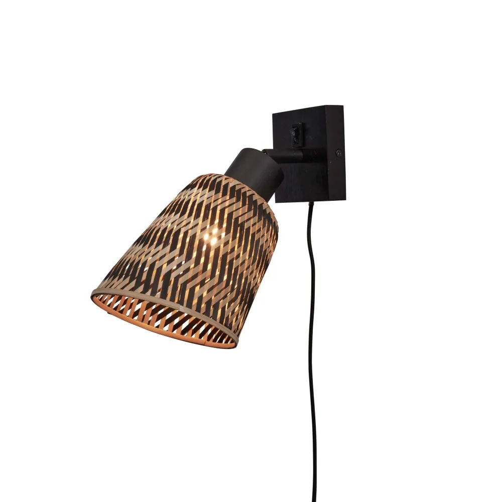 GOOD&MOJO wandlamp Java - bruin - Ø15cm GOOD & MOJO