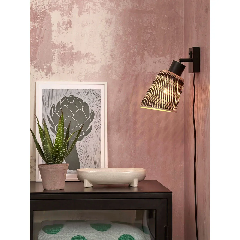 GOOD&MOJO wandlamp Java - bruin - Ø15cm GOOD & MOJO