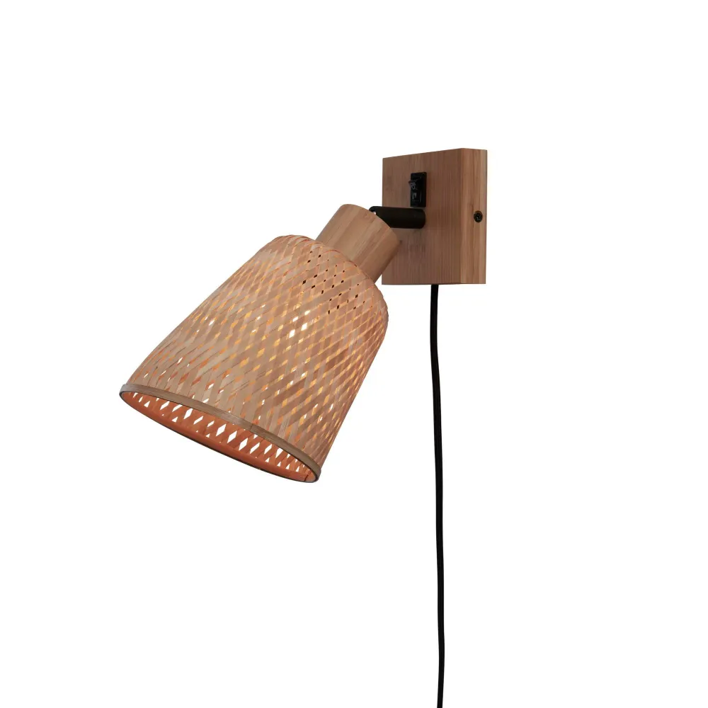 GOOD&MOJO wandlamp Java - bruin - Ø18cm GOOD & MOJO