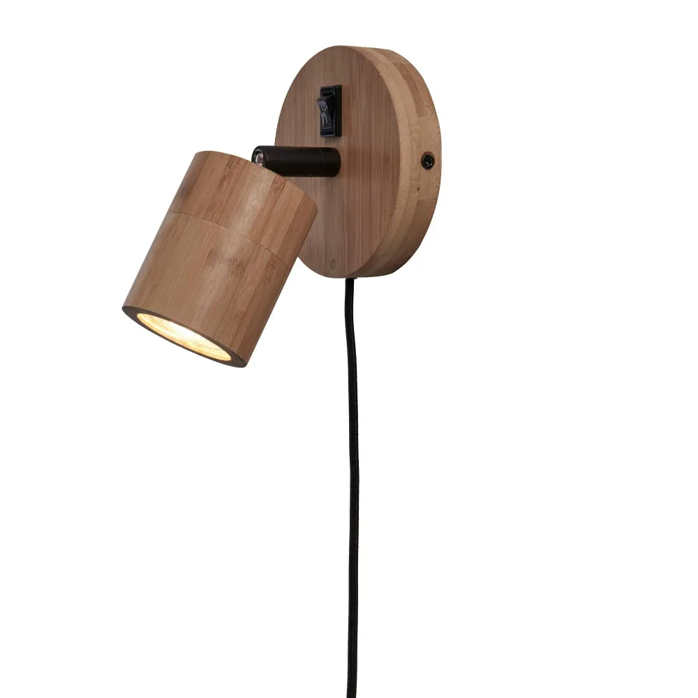 GOOD&MOJO wandlamp Java - bruin - Ø32cm GOOD & MOJO
